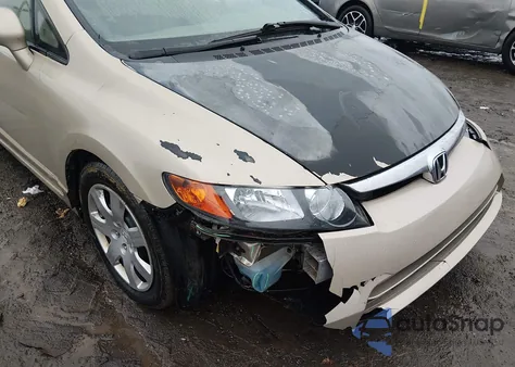 2007 Honda Civic Lx z USA, uszkodzony, nr VIN 1HGFA16527L025508